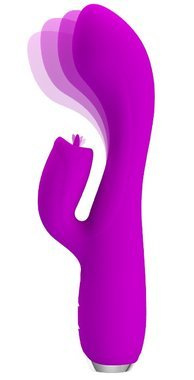 Wibrator wielofunkcyjny Pretty Love Doreen z stymulującym języczkiem