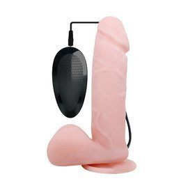 Dildo na pilota z przyssawką i wibracjami Oliver