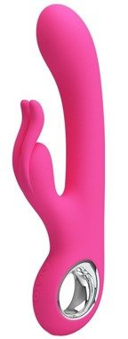 Wibrator z masażerem łechtaczki Pretty Love Carina - ładowany USB