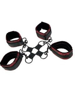 Komplet 2 Par Kajdanek Scandal Hog Tie 