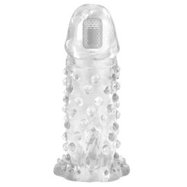 Nakładka na penisa Baile Brave Man z wibrującą końcówką