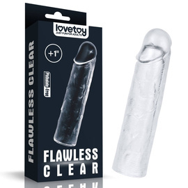 Transparentna nakładka na penisa Lovetoy Penis Sleeve Add 1''