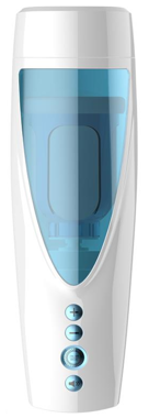 Masturbator z wibracją, ruchem góra-dół i rotacją Fox