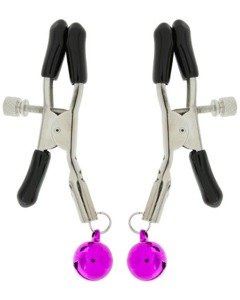 Klamerki na sutki Toy Joy z regulacją i dzwoneczkami