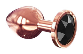 Metalowy korek analny z kryształem Marc Dorcel Diamond Plug M