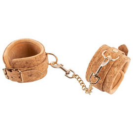 Wegańskie kajdanki wykonane z korku Vegan Fetish Handcuffs Vegan